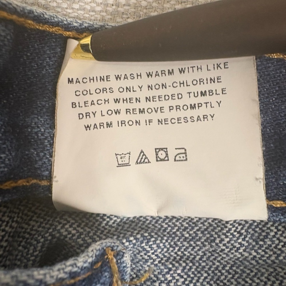 All American Clothing Co Jeans Mens 31x28 Straight Leg Original AAC101D USA Made - Picture 7 of 11